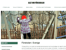 Tablet Screenshot of forskolelivet.se